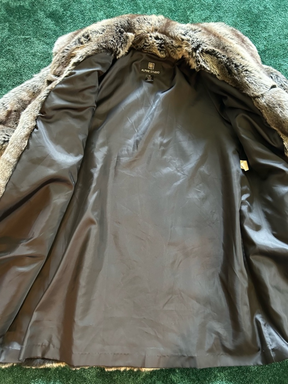 Vintage Alpine Studio Faux Fur Long Coat Women’s Medium - Picture 2 of 9